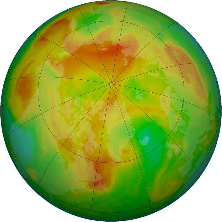 Arctic ozone map for 03 May 2000